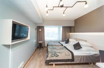Фото номера Двухместный номер с 2 отдельными кроватями Отель Original Sokos Hotel Vaakuna Vaasa г. Вааса 9