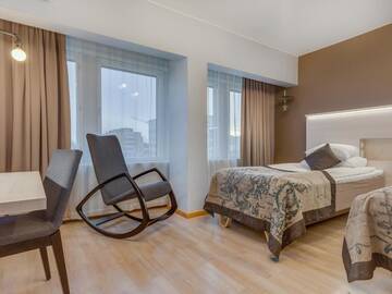 Фото номера Двухместный номер с 2 отдельными кроватями Отель Original Sokos Hotel Vaakuna Vaasa г. Вааса 19